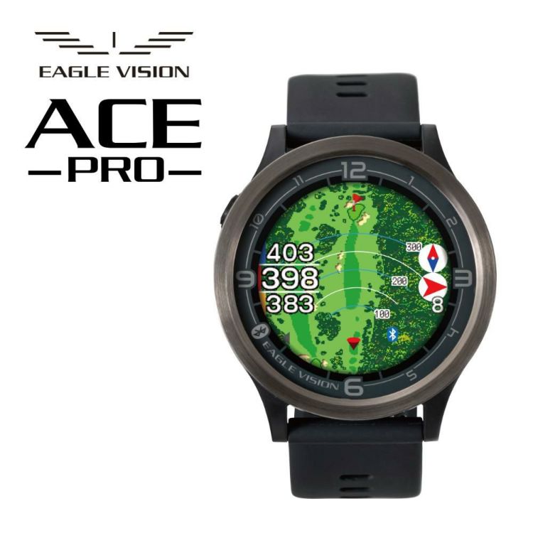 イーグルビジョン ACE PRO エースプロ タッチパネル 軽量 EV-337BK ブラック ゴルフ距離計