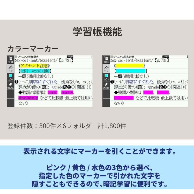 名入れは有料可 カシオ EX-word 電子辞書セット 高校生エントリーモデル XD-EZ4000