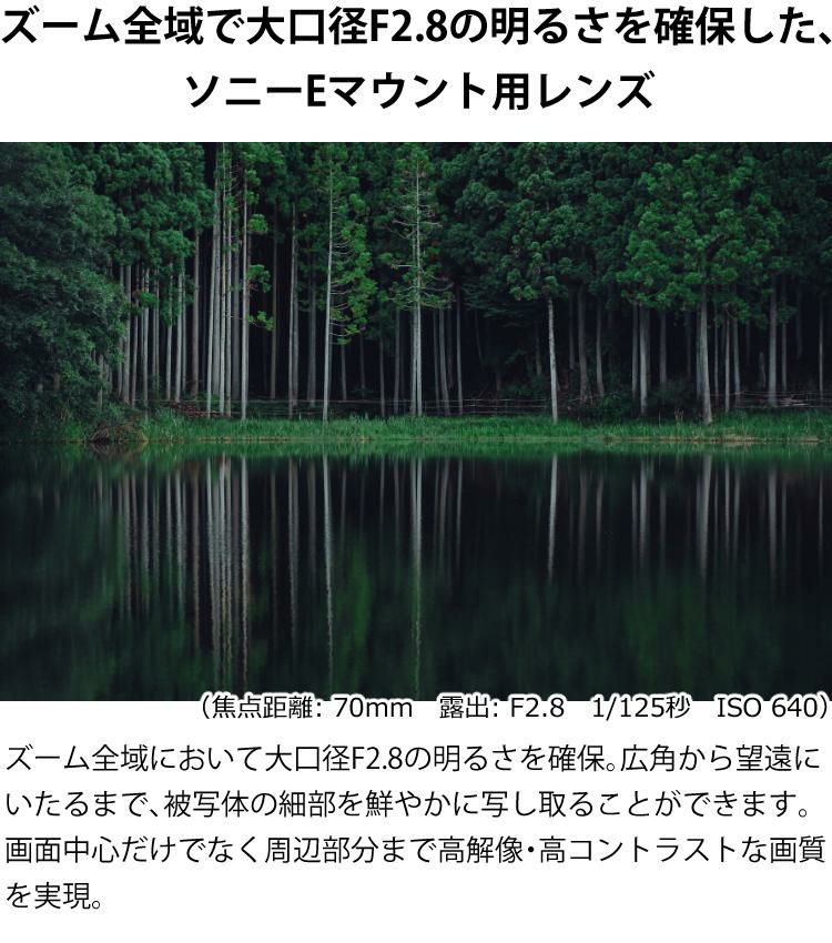 レビューでプレゼント  強化ガラス保護フィルターセット タムロン 17-70mm F/2.8 Di III-A VC RXD ソニーEマウント用 B070