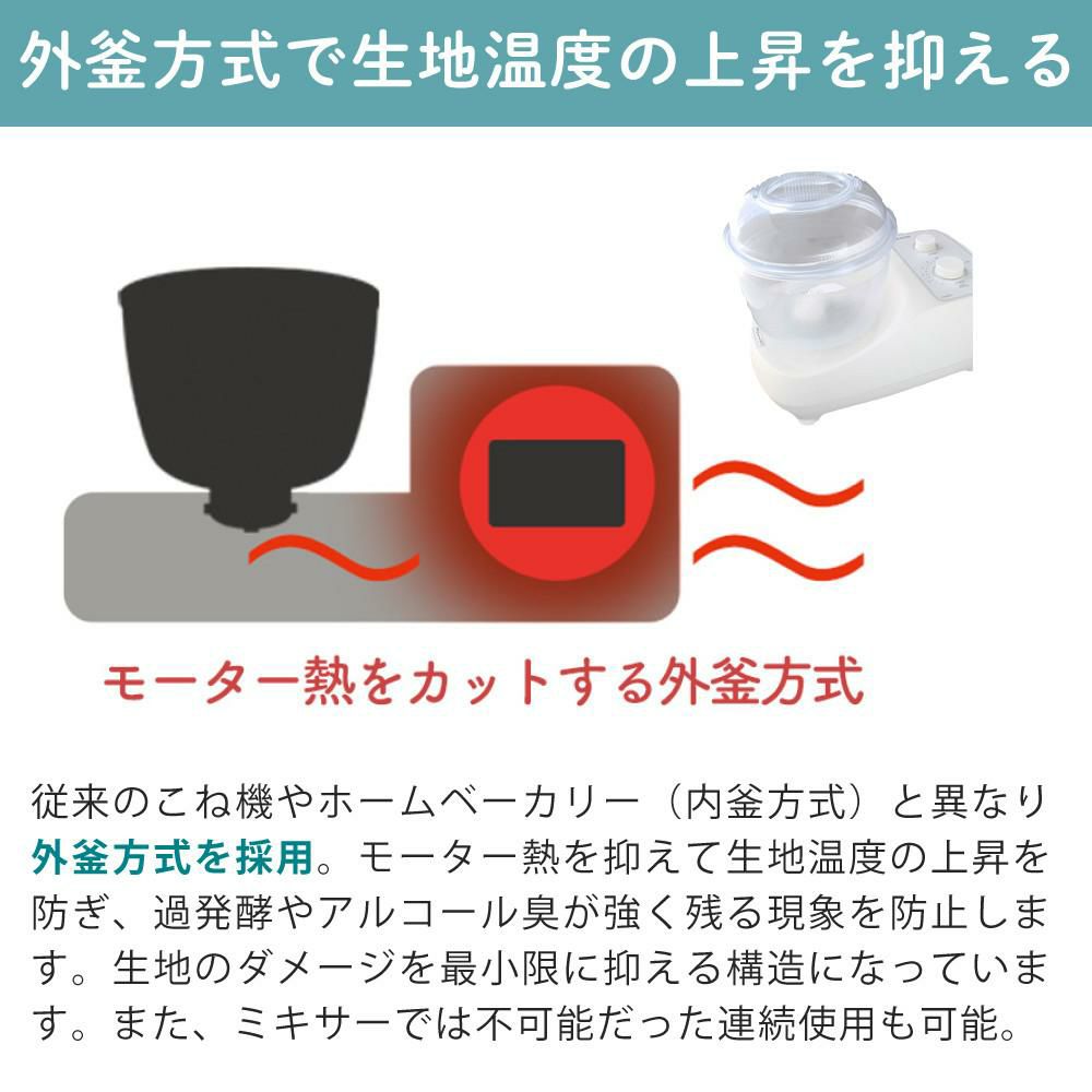 日本ニーダー ニーダー パンこね機 PK660D 選べる特典付き セット ラッピング不可