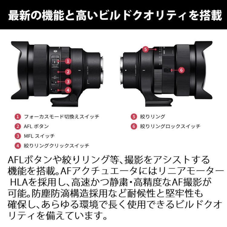 レビューでレンズキャッププレゼント SIGMA 15mm F1.4 DG DN DIAGONAL FISHEYE A ソニーEマウント用