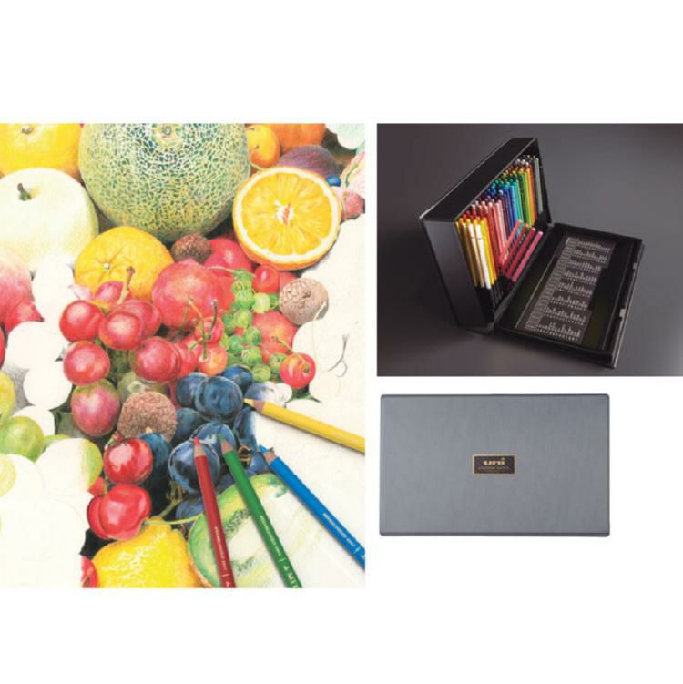 uni 72色　色鉛筆　2つ　おまけ付き 色鉛筆 ユニカラー 72色 取寄品 - 大工道具・金物の専門通販アルデ