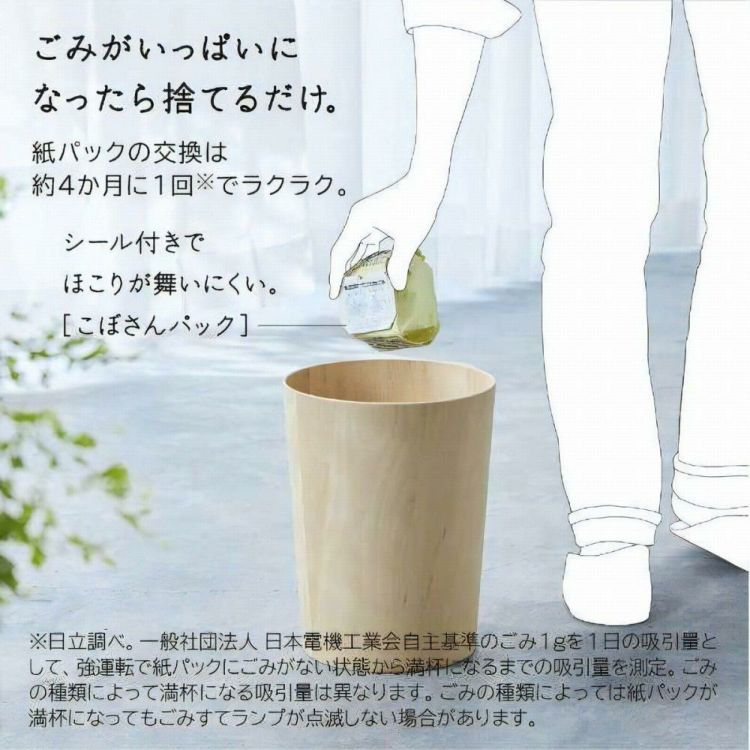紙パックの交換は、4か月に1回程度