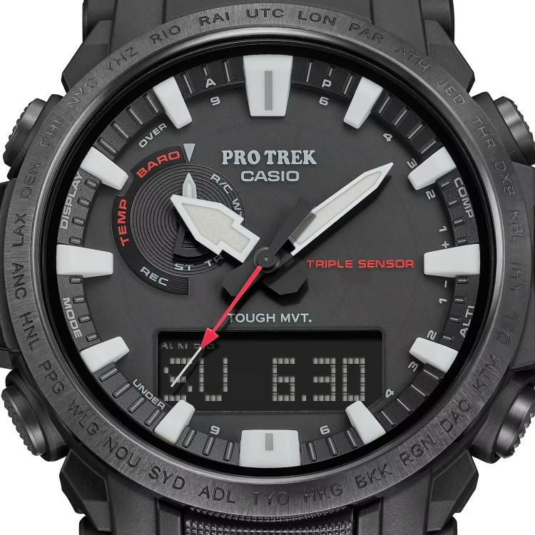 カシオ CASIO 腕時計 PRW-61Y-1BJF プロトレック PROTREK メンズ Climber Line 電波ソーラー 樹脂バンド アナデジ 国内正規品