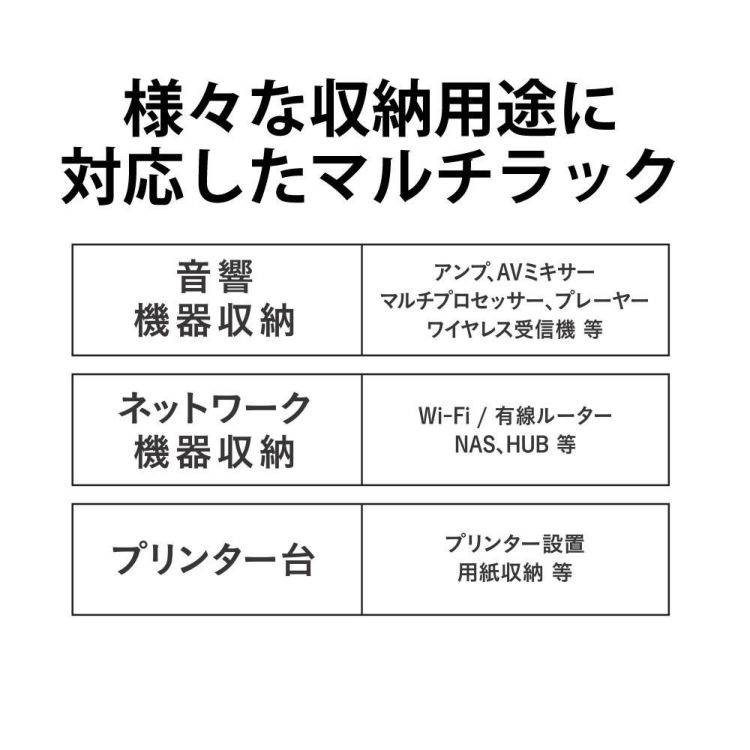 ハヤミ工産 ハミレックス オーディオラック FG-633 ブラック 2段 キャスター付き　レビュー特典付き