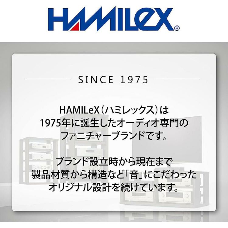 レビューで乾電池プレゼント ハヤミ工産 ハミレックス HAMILeX オーディオラック FG-635 ブラック ラッピング不可