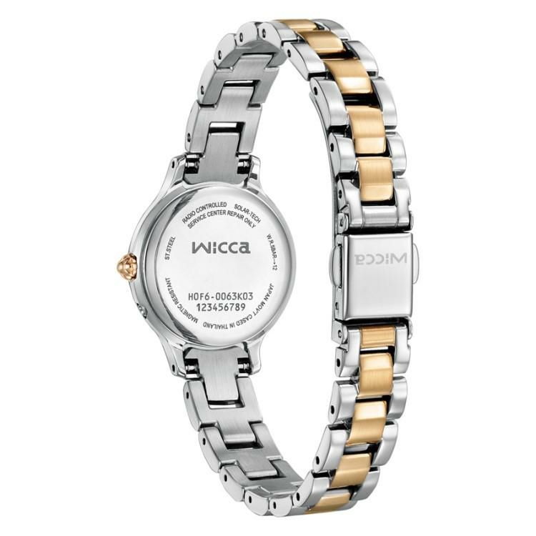 シチズン ウィッカ 腕時計 ソーラー電波 ステンレス アナログ レディース 国内正規品 KS1-937-13 お手入れクロス付