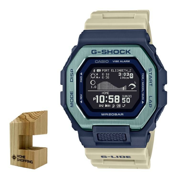 カシオ CASIO GBX-100TT-2JF Gショック G-SHOCK メンズ G-LIDE クオーツ  木製時計スタンド付