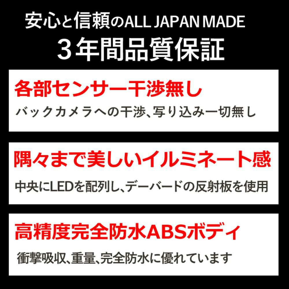 字光式ナンバープレート AIR 2枚入り エアー LED ワーコーポレーション 選べる特典付き セット ラッピング不可