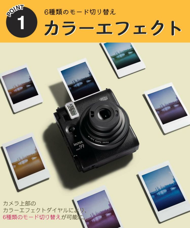 富士フイルム チェキ instax mini 99 ブラック インスタントカメラ