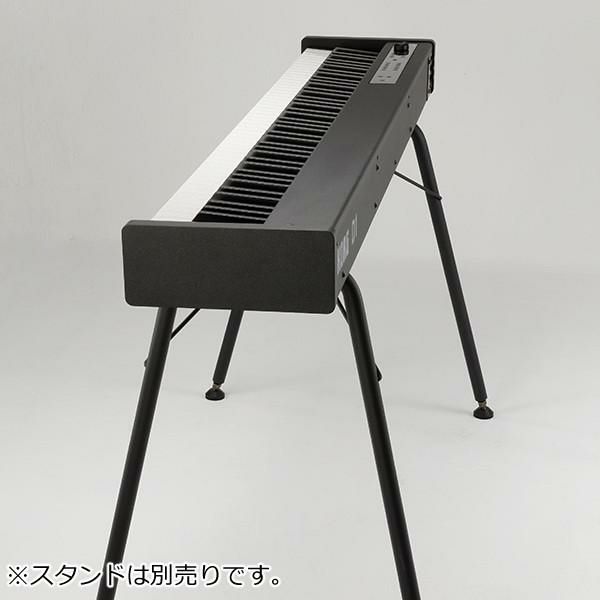 コルグ KORG 電子ピアノ88鍵 D1 BK ブラック 黒  スピーカーレス 30種類のサウンド 譜面立て ＆ ペダル ＆ ヘッドフォン付属 ラッピング不可