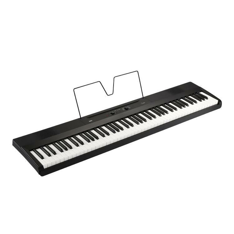 コルグ KORG 電子ピアノ L1SP Liano DIGITAL PIANO 88鍵 ブラック 黒 ピアノスタンド付属 7cmの薄さ 8音色 6kgの軽量ボディ スピーカー搭載  ラッピング不可