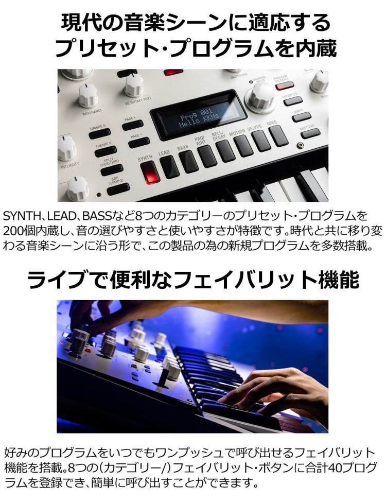 セット  シンセサイザー KORG KingKORG NEO ＆ クロス