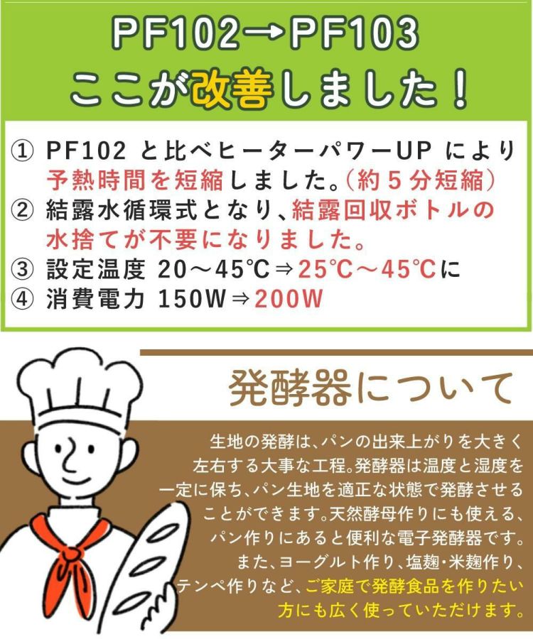 日本ニーダー 洗えてたためる発酵器 PF103 選べる特典付き セット ラッピング不可