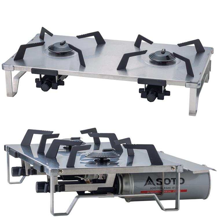 SOTO レギュレーター2バーナー GRID  ST-528  ソト 新富士バーナー 2口 コンロ ラッピング不可