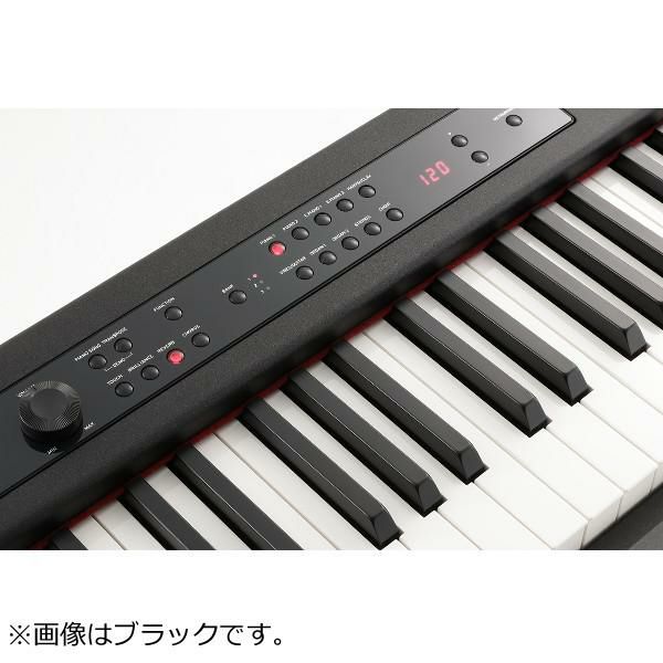 コルグ KORG 電子ピアノ88鍵 D1 WH ホワイト 白 スピーカーレス 30種類のサウンド 譜面立て ＆ ペダル ＆ ヘッドフォン付属 ラッピング不可