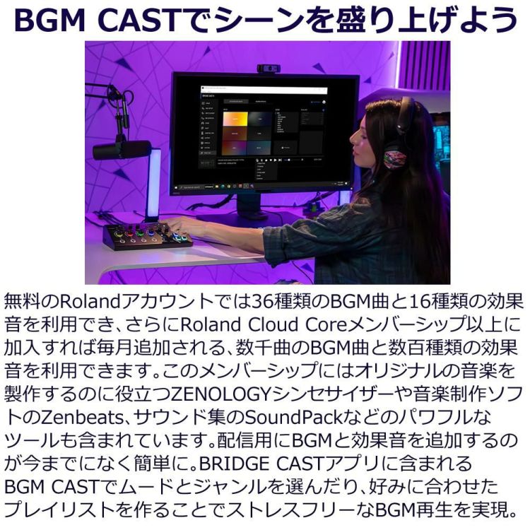 Roland ローランド BRIDGE CAST X ゲーミングミキサー