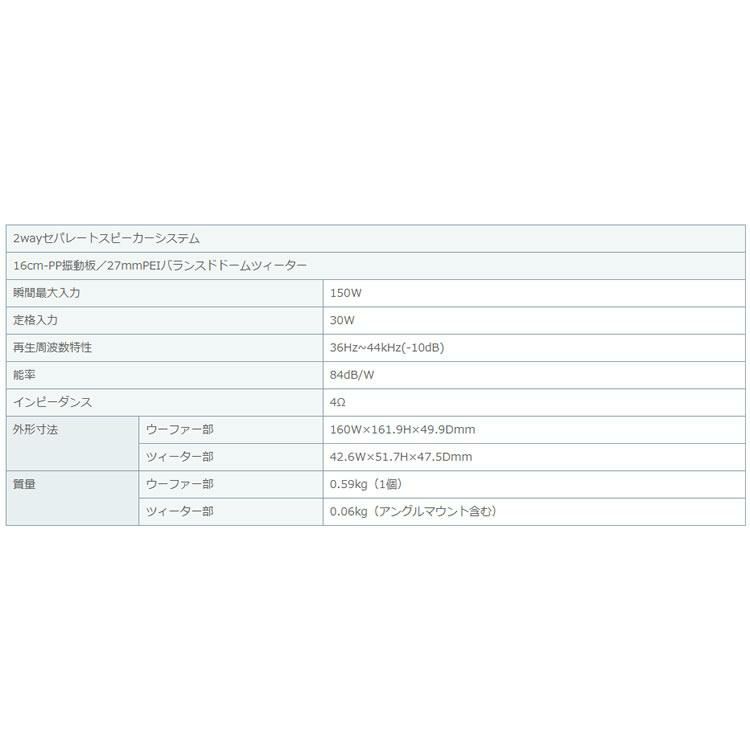 ケンウッド KFC-RS164S 16cmセパレートカスタムフィット・スピーカー KENWOOD