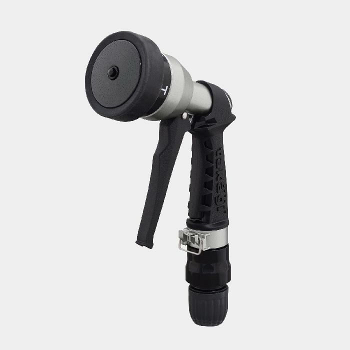 タカギ 散水ホース リフトメタルBOX 20m ガラスコート付き 工事不要 高さ2段階 RFC320GY ラッピング不可