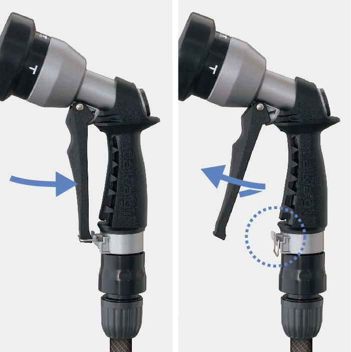 タカギ 散水ホース リフトメタルBOX 20m ガラスコート付き 工事不要 高さ2段階 RFC320GY ラッピング不可