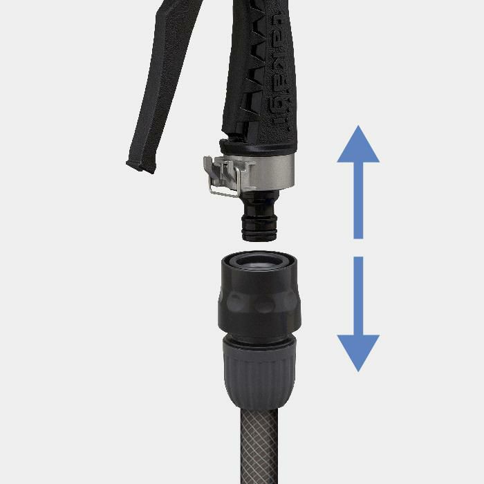タカギ 散水ホース リフトメタルBOX 20m ガラスコート付き 工事不要 高さ2段階 RFC320GY ラッピング不可