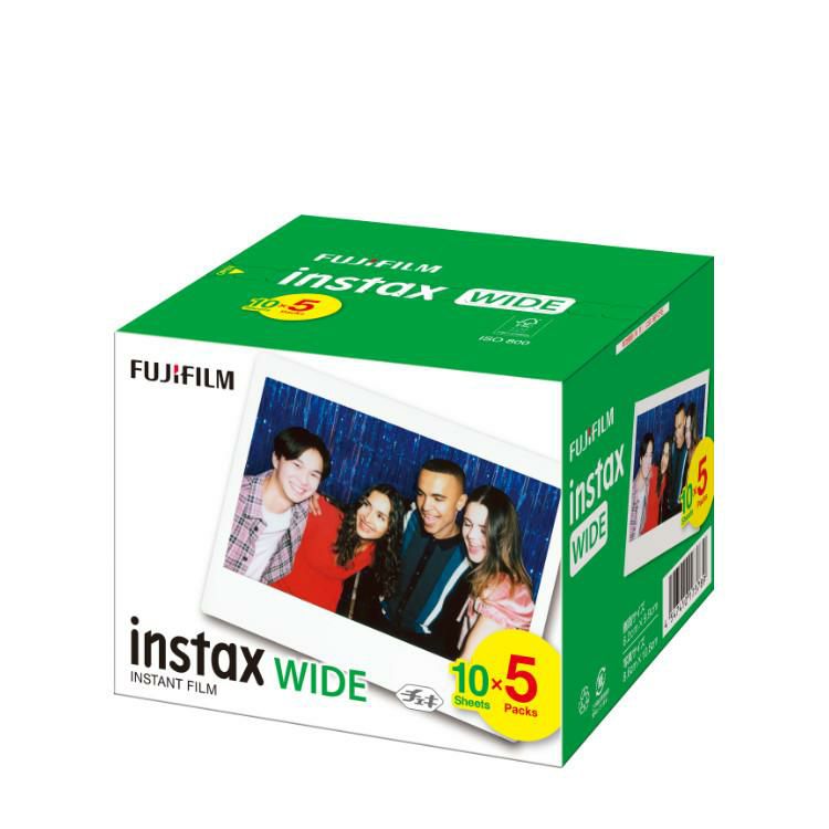 富士フイルム チェキフィルム instax WIDE K R 5  ワイド/5パック品/50枚入