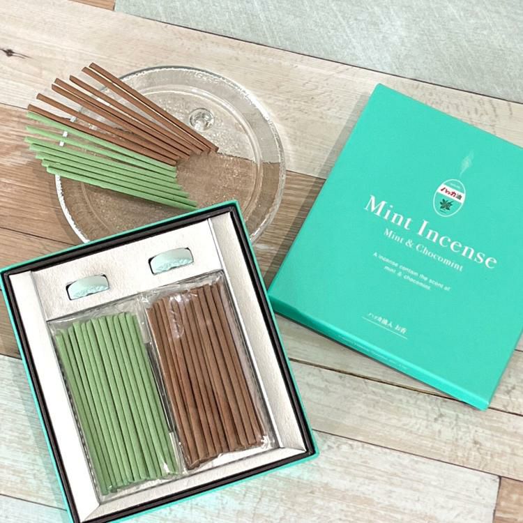 ミントの香りが広がる！　北見ハッカ通商 6038 Mint Incense ミントインセンス  お香 線香