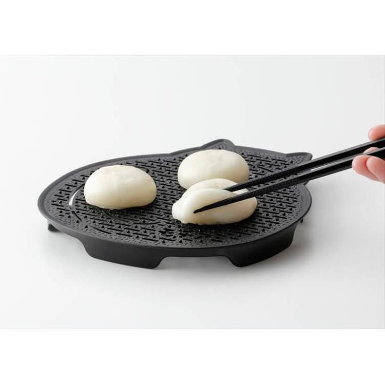 貝印 KAI  つきたてのようなお餅に Nyammy ニャミー  ねこのもちあみ DH2730 かわいい キッチングッズ お餅・モチ・焼き網・焼きアミ・電子レンジ対応