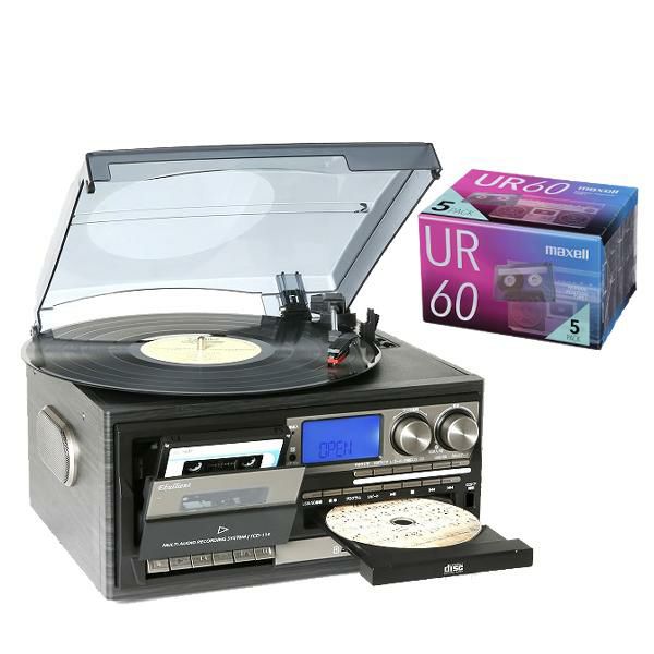 カセットテープ5本付きセット レコードプレーヤー ターン
