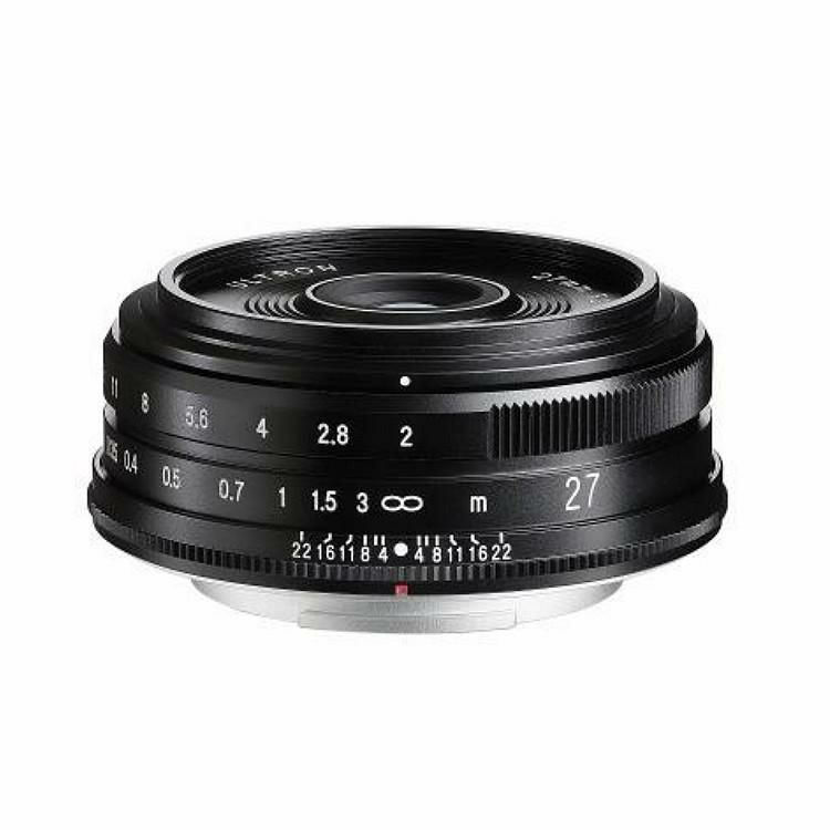コシナ COSINA  交換レンズ Voigtlander フォクトレンダー ULTRON 27mm F2 フジフイルム Xマウント ブラック 単焦点 APS-C ウルトロン 標準レンズ コンパクト 軽量120ｇ パンケーキ 薄い