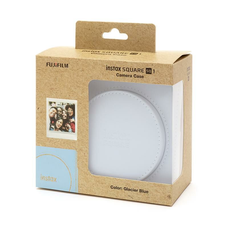 富士フイルム SQ1カメラケース ブルー ましかくチェキ