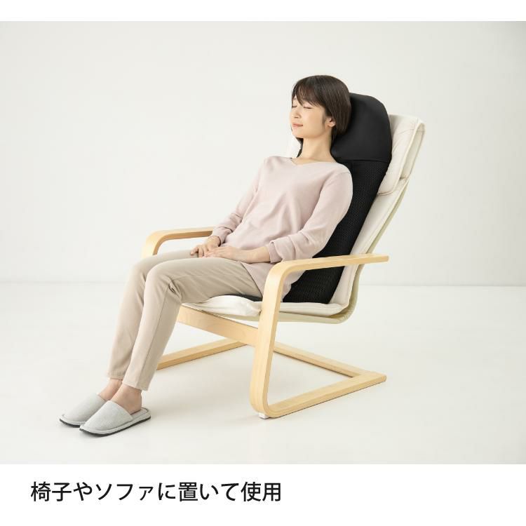 スライヴ マッサージシート マッサージャー MD-8673 BK ブラック THRIVE Massage Seat 首 肩 腰 マッサージ器 マッサージ機 ラッピング不可