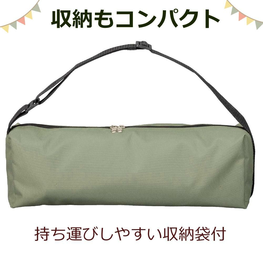 BUNDOK バンドック ポータブルチェア カーキ BD-112KA