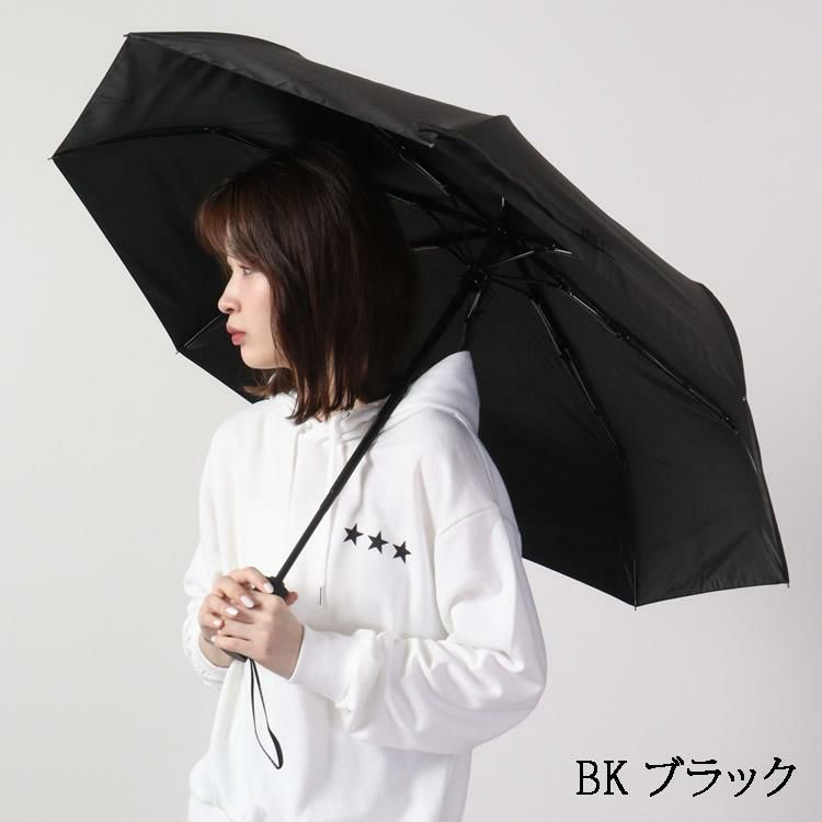 セシルマクビー グリーン CECIL McBEE green UV晴雨折りたたみ傘 ロゴプリント 雨傘 日傘 UVカット 撥水加工 遮光率100％ ゴルフ CGS2350UM