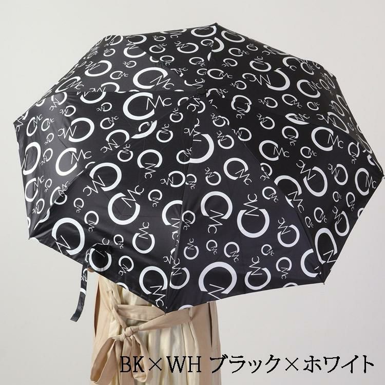 セシルマクビー グリーン CECIL McBEE green UV晴雨折りたたみ傘 ロゴプリント 雨傘 日傘 UVカット 撥水加工 遮光率100％ ゴルフ CGS2350UM