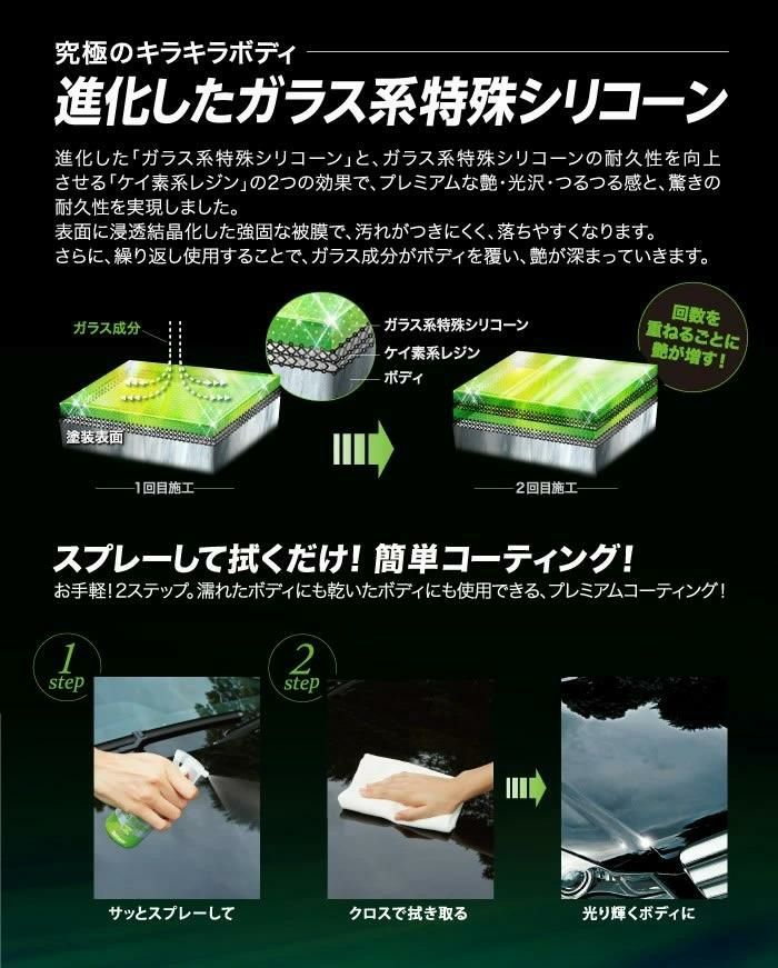 S-99 シュアラスター ゼロ プレミアム 280ml  マイクロファイバークロス付き  コーティング / カーワックス  ＊S-99