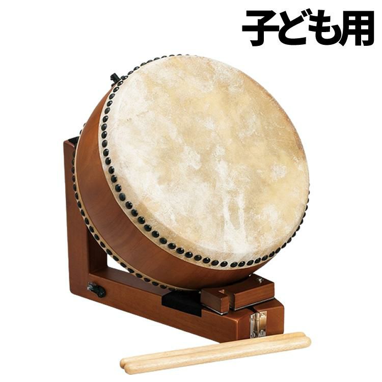 和太鼓 太鼓 楽器 おもちゃ 子供 キッズ バチ 幼児 子供用 知育玩具 KP-1980/JD スタンド付 5091720 ナカノ  ラッピング不可
