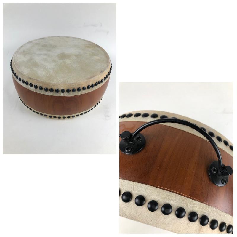 和太鼓 太鼓 楽器 おもちゃ 子供 キッズ バチ 幼児 子供用 知育玩具 KP-1980/JD スタンド付 5091720 ナカノ  ラッピング不可