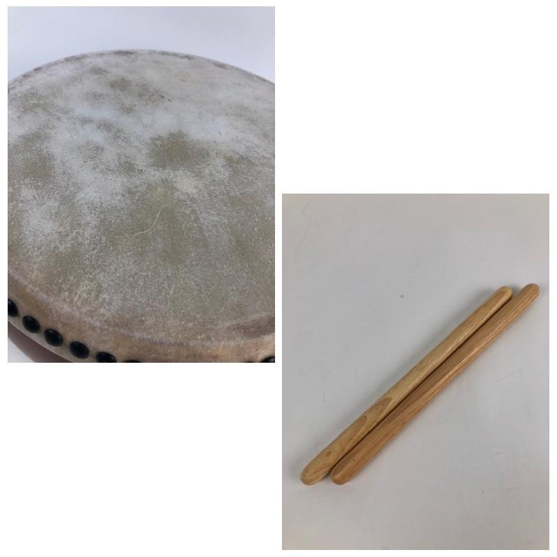 和太鼓 太鼓 楽器 おもちゃ 子供 キッズ バチ 幼児 子供用 知育玩具 KP-1980/JD スタンド付 5091720 ナカノ  ラッピング不可