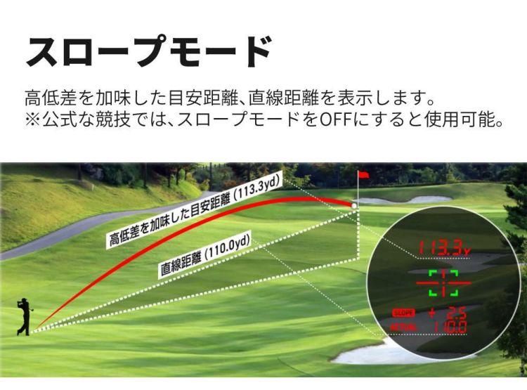 グリーンオン レーザーキャディー GL04 ブラック ゴルフボール付きセット GreenOn レーザー距離計 黒