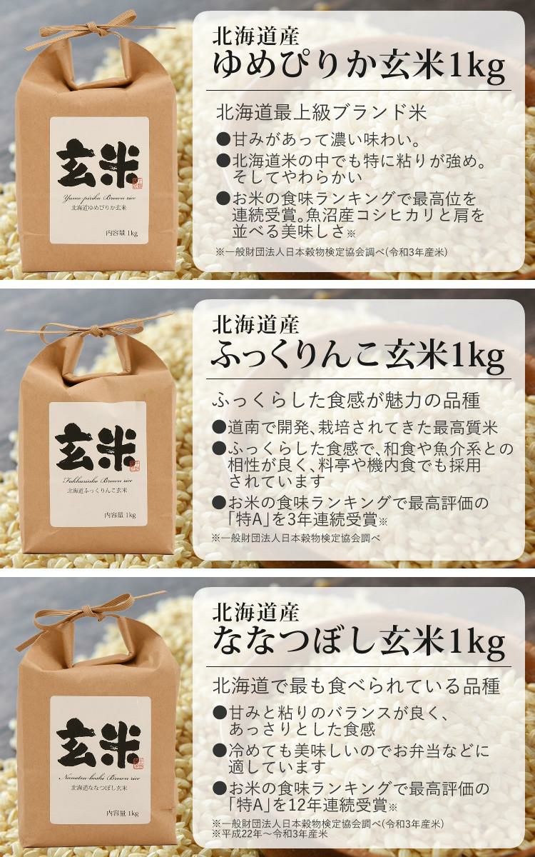 タイガー魔法瓶  精米器 RSF-A100-R レッド  食べ比べできちゃう！北海道産玄米3種セット