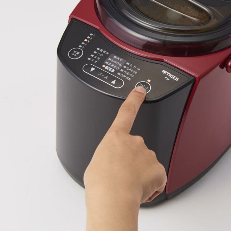 タイガー魔法瓶  精米器 RSF-A100-R レッド  食べ比べできちゃう！北海道産玄米3種セット