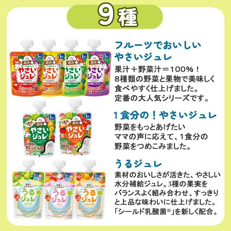 和光堂 森永乳業 ジュレドリンク＋和光堂 果汁飲料 麦茶 カルピス 38点セット  12ヶ月頃から   ラッピング不可  熨斗対応不可