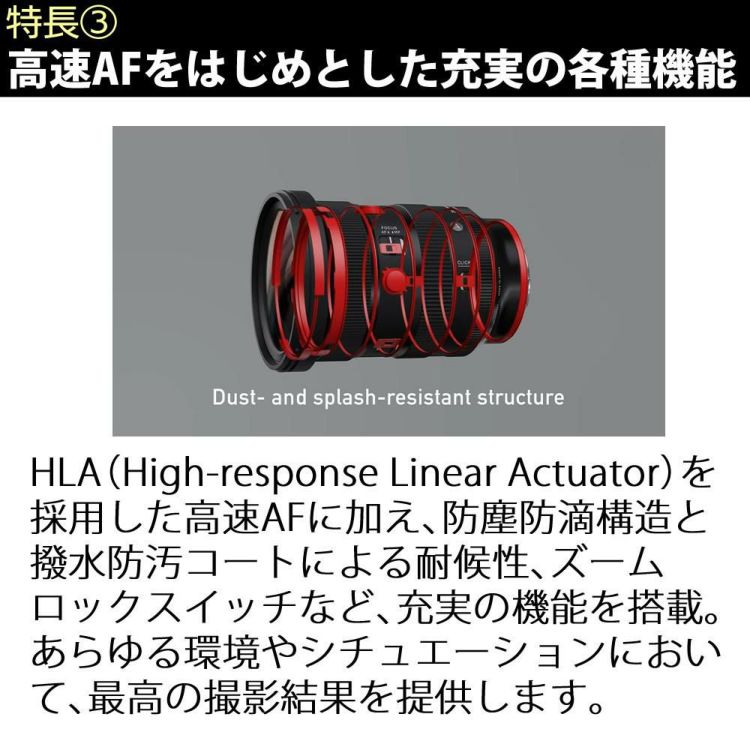 レビュープレゼント  レンズ保護フィルター付 シグマ 24-70mm F2.8 DG DN II  Art   Lマウント