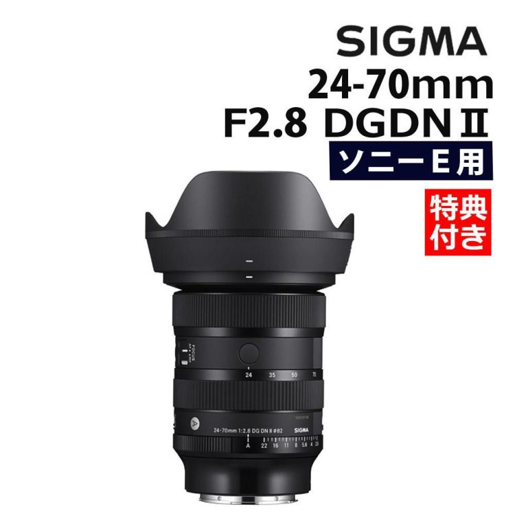 レビュープレゼント  バッグ付き シグマ 24-70mm F2.8 DG DN II  Art   ソニーEマウント