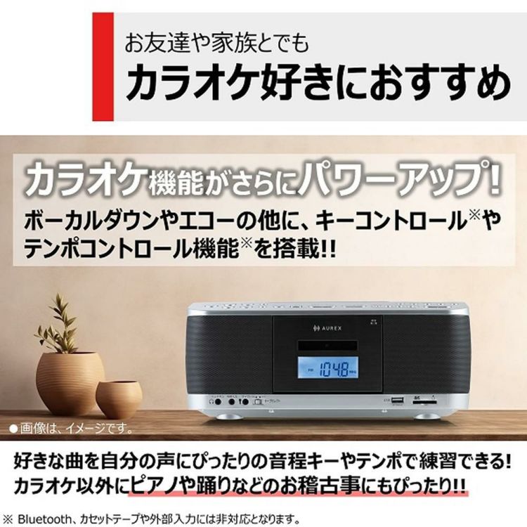 東芝 CDラジカセ シルバー TY-CDX92 S  ラッピング不可