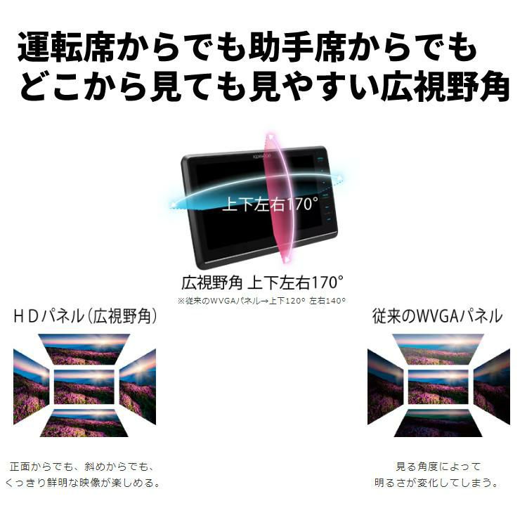 ケンウッド MDV-S711HD/ハイレゾ/地デジ/Bluetooth/DVD/USB/SD AVナビ 7V型/180mmモデル