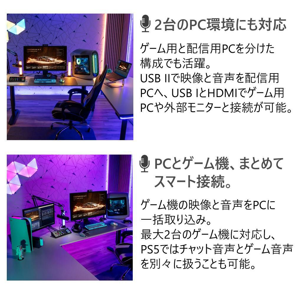 ローランド Roland ゲーミングミキサー BRIDGE CAST X ヘッドホンセット