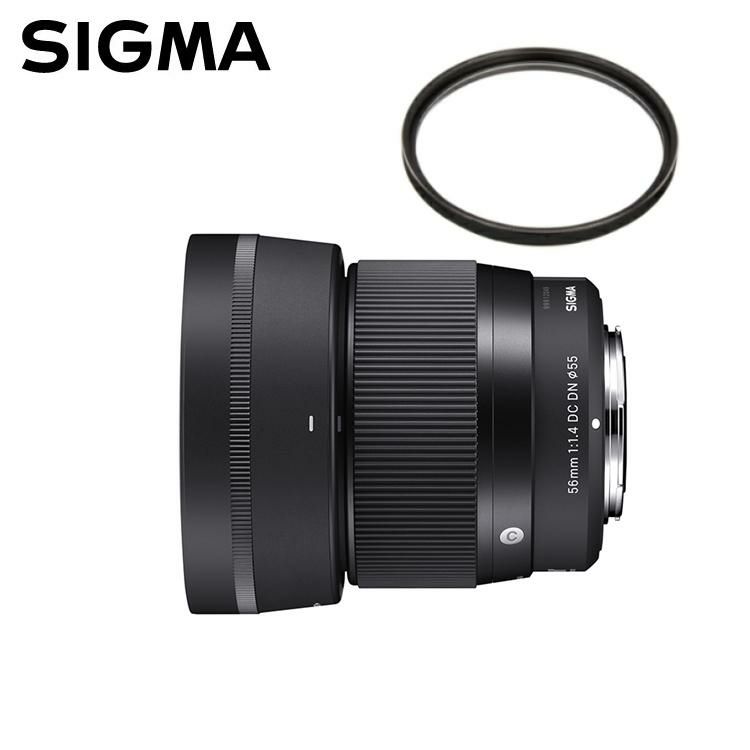 レビューでレンズキャッププレゼント  レンズ保護フィルター付 シグマ 56mm F1.4 DC DN C  ニコンZマウント用