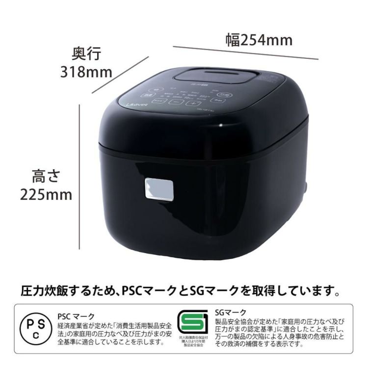 ライカベル 発芽玄米炊飯器 圧力IH炊飯器 HN-10FT 5.5合炊き 玄米 炊飯 ハヌ ラッピング不可